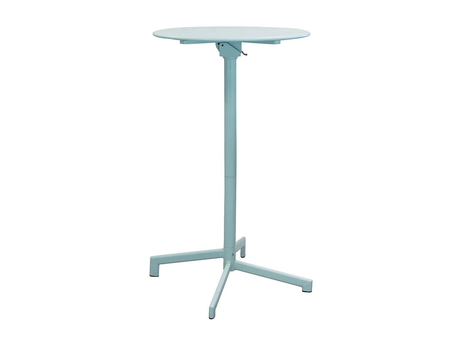 MilaniHome.it - Tavolo In Metallo Per Bar Da Esterno Giardino Con Piano Ribaltabile, Cm diametro 60x74 H Colore verdedi coloreVerde