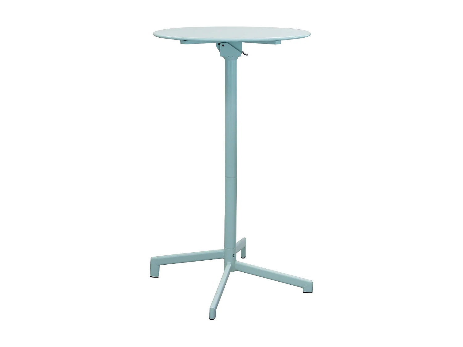 MilaniHome.it - Tavolo In Metallo Per Bar Da Esterno Giardino Con Piano Ribaltabile, Cm diametro 60x74 H Colore verdedi coloreVerde