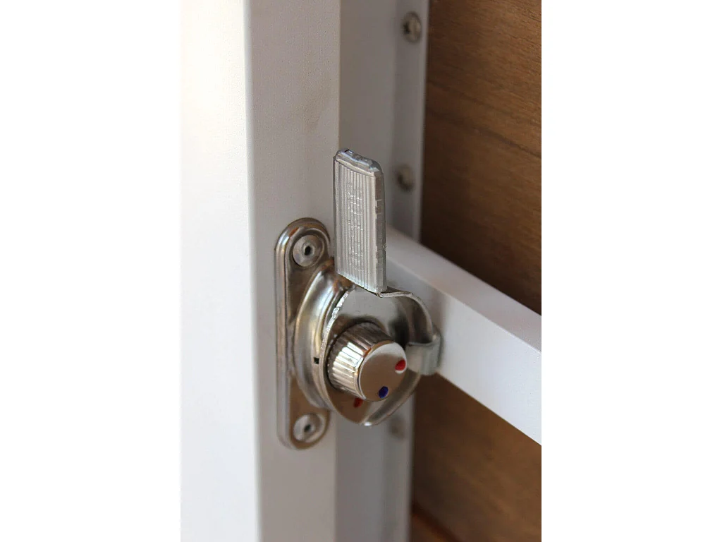 MilaniHome.it - Tavolo Rettangolare Allungabile In Alluminio Bianco E Polywood Marrone 160/240x90 Da Esterno Giardino, Per Ristorantedi coloreBianco