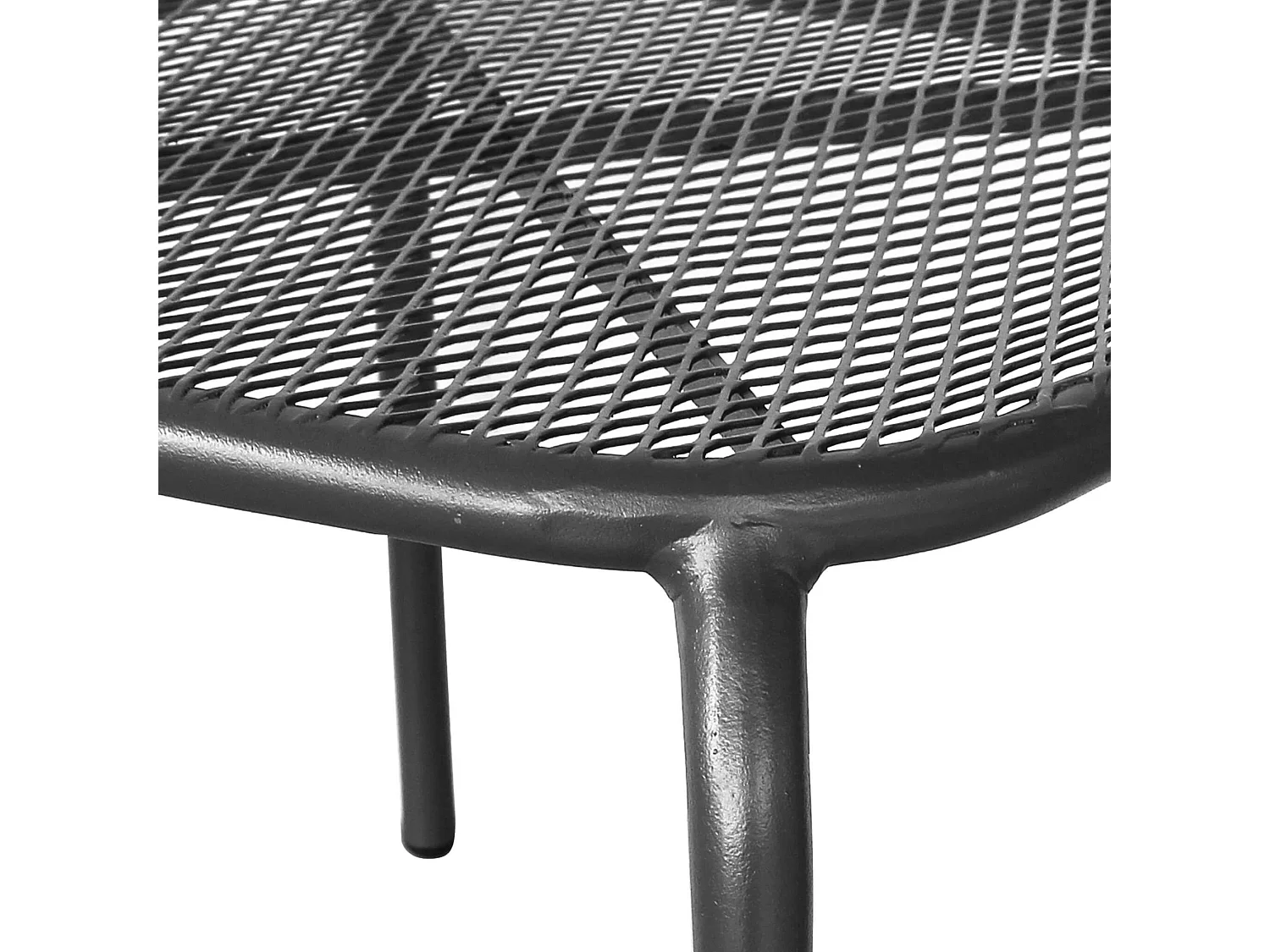 MilaniHome.it - Tavolo In Metallo Per Bar Da Esterno Giardino, Cm 41x41x43,5 H Colore Grigio scurodi coloreGrigio scuro