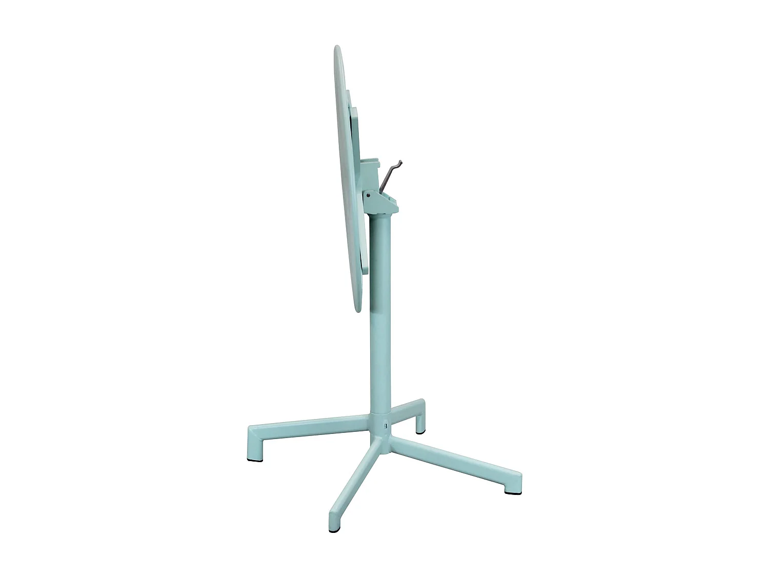 MilaniHome.it - tavolo da giardino in metallo diametro 60 di design moderno industrial cm diametro 60 x 74 hdi coloreVerde Menta