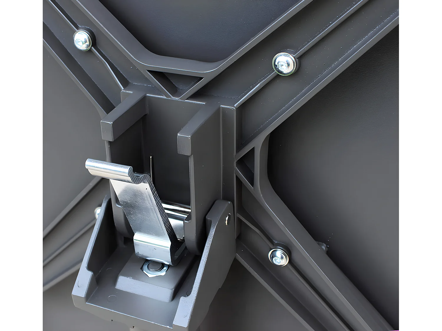 MilaniHome.it - Tavolo Quadrato Fisso In Ferro Nero 70x70 Per Esterno Giardino, Portico, Ristorante, Gelateria Bar Hotel Albergo Colore Antracitedi coloreAntracite