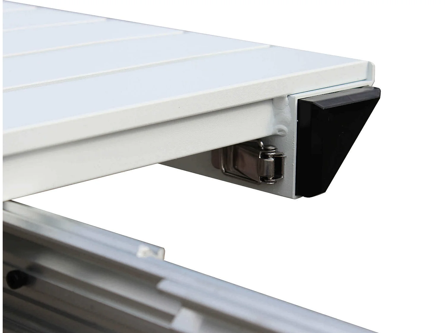 MilaniHome.it - consolle da giardino in alluminio allungabile per esterno cm 85 x 51,50/104/156/208/260 x 74 hdi coloreBianco