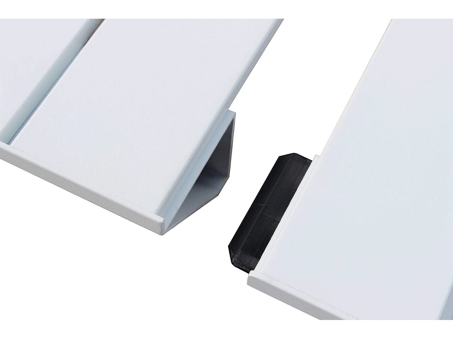 MilaniHome.it - consolle da giardino in alluminio allungabile per esterno cm 85 x 51,50/104/156/208/260 x 74 hdi coloreBianco