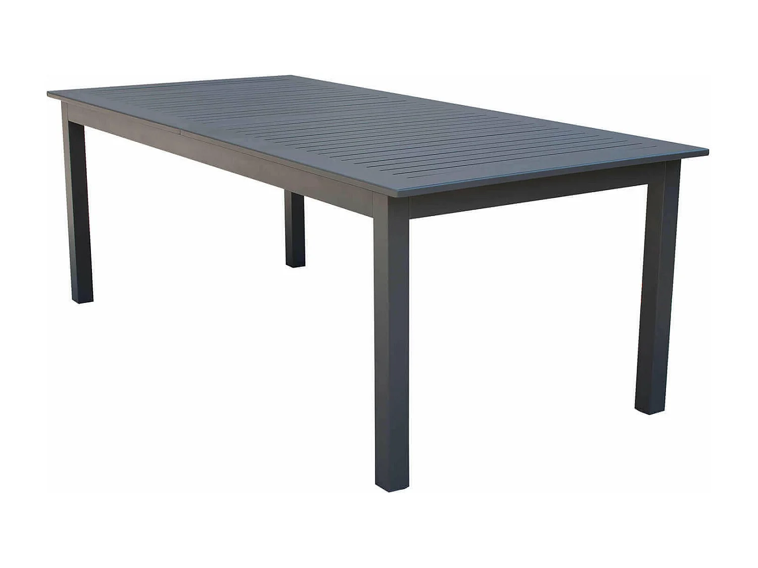 MilaniHome.it - Tavolo Rettangolare Allungabile In Alluminio 220/280x100 Da Esterno Giardino, Per Ristorante Agriturismo Albergo Hoteldi coloreAntracite