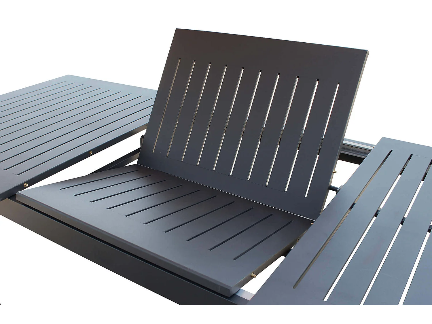 MilaniHome.it - Tavolo Rettangolare Allungabile In Alluminio 220/280x100 Da Esterno Giardino, Per Ristorante Agriturismo Albergo Hoteldi coloreAntracite