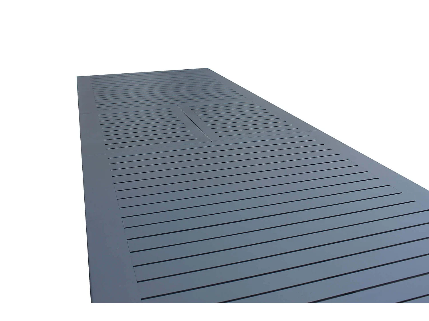 MilaniHome.it - Tavolo Rettangolare Allungabile In Alluminio 220/280x100 Da Esterno Giardino, Per Ristorante Agriturismo Albergo Hoteldi coloreAntracite