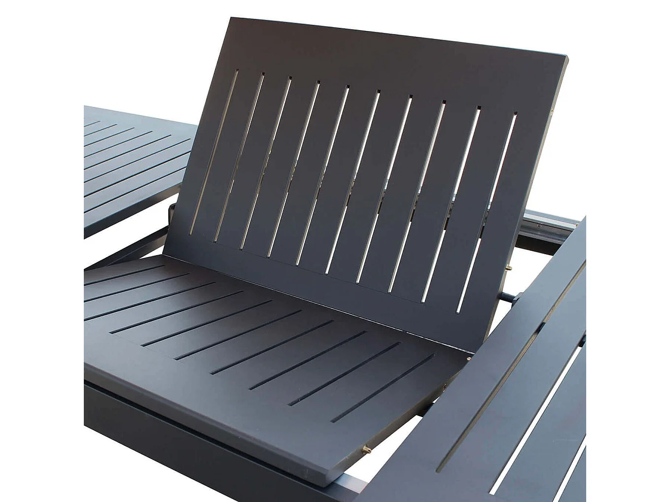 MilaniHome.it - Tavolo Rettangolare Allungabile In Alluminio 220/280x100 Da Esterno Giardino, Per Ristorante Agriturismo Albergo Hoteldi coloreAntracite