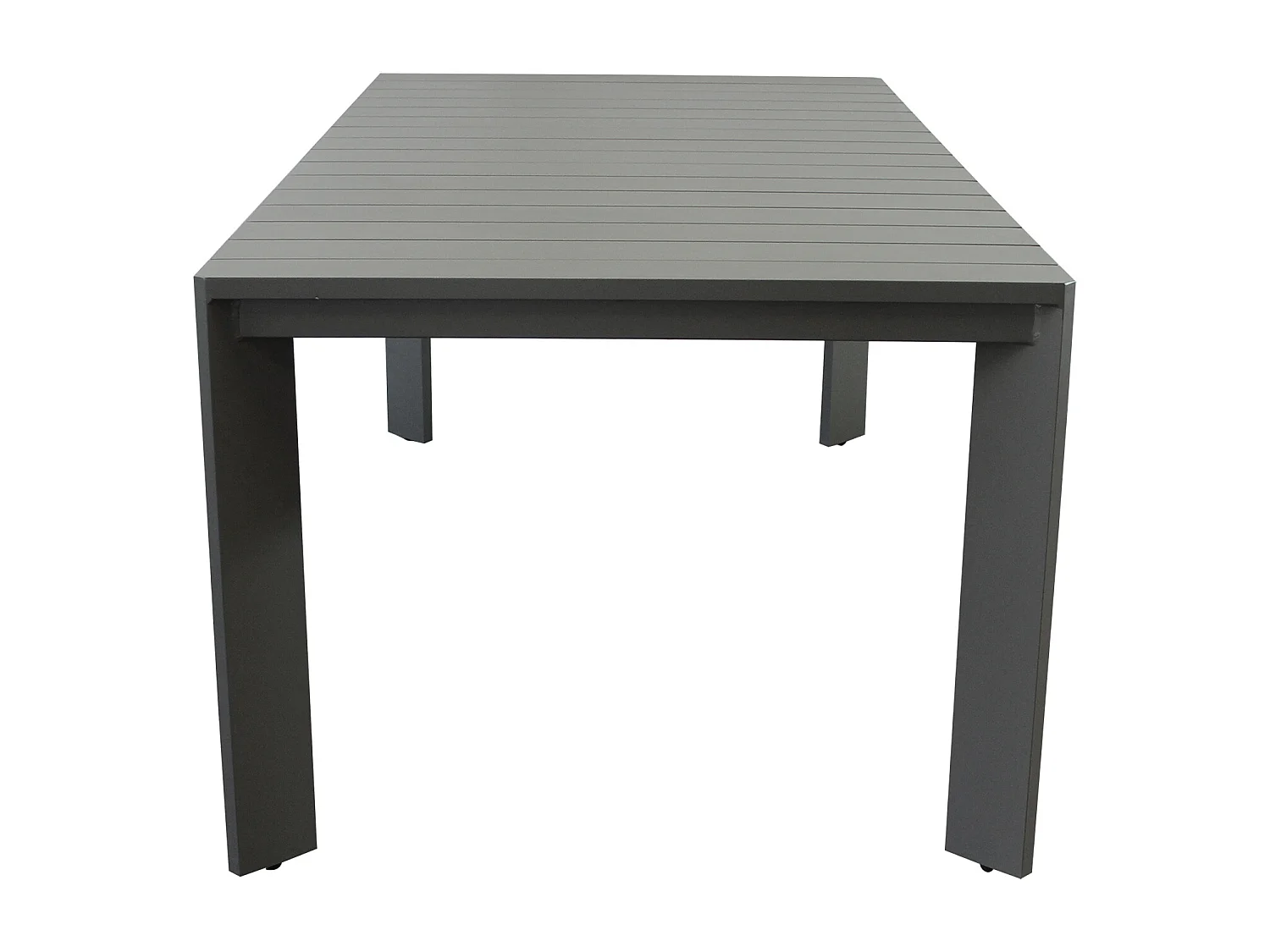 MilaniHome.it - tavolo da giardino in alluminio 200X100 di design per esterno giardino di coloreAntracite