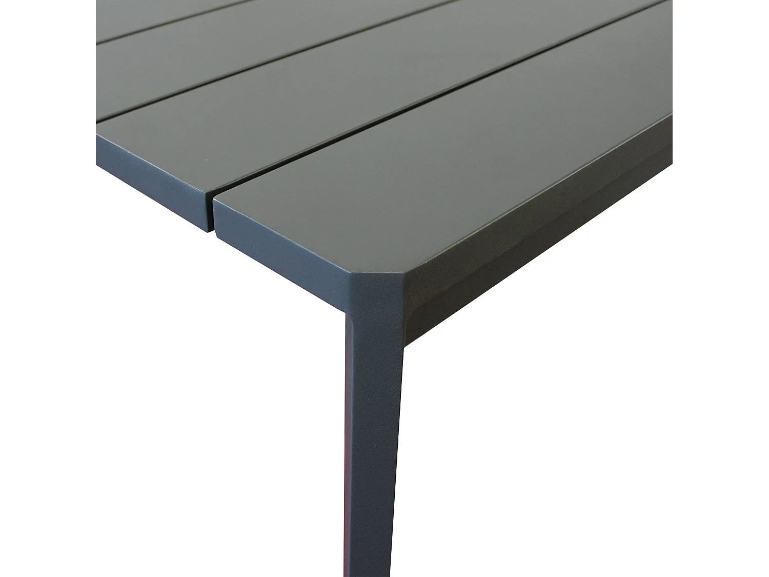 MilaniHome.it - tavolo da giardino in alluminio 200X100 di design per esterno giardino di coloreAntracite