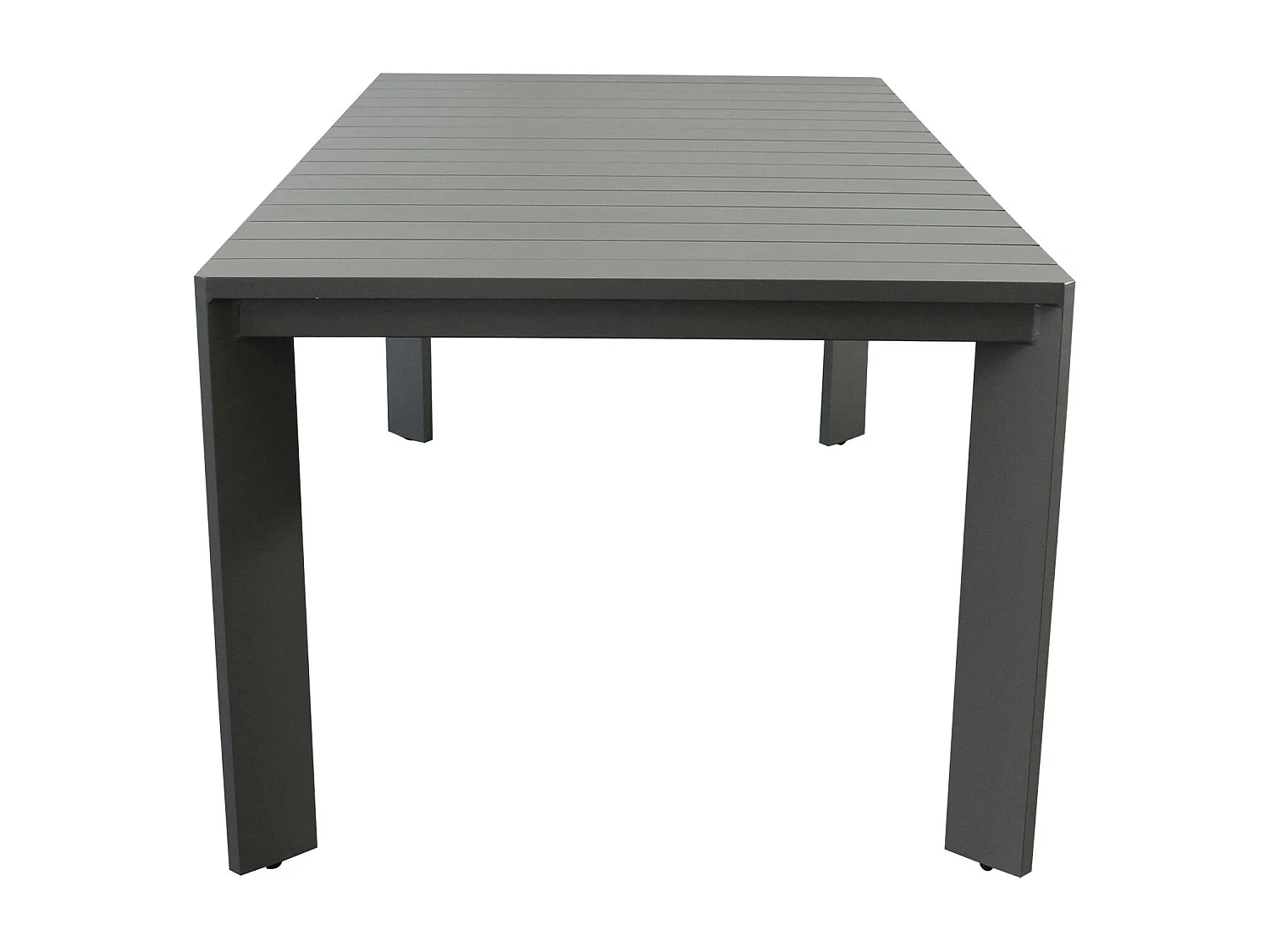 MilaniHome.it - tavolo da giardino in alluminio 200X100 di design per esterno giardino di coloreAntracite