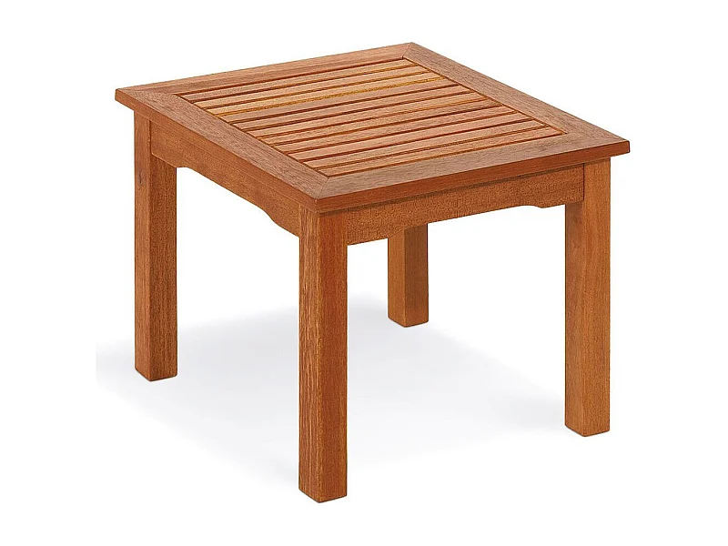 MilaniHome.it - Tavolino In Legno Di Acacia 50x50 Per Esterno Giardino Portico Ristorante Bar Hotel Albergo Agriturismodi coloreMarrone