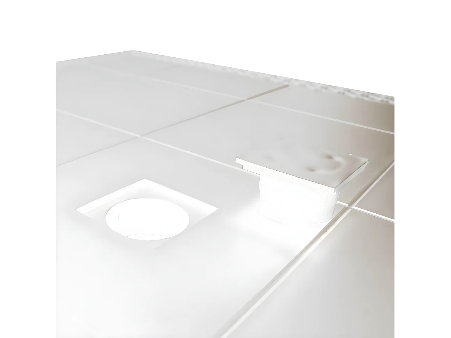 MilaniHome.it - Tavolo Da Giardino Rettangolare Fisso In Wicker Stampato Bianco Cm 150x90 Da Esterno Giardino Terrazzo Portico Locale Bardi coloreBianco