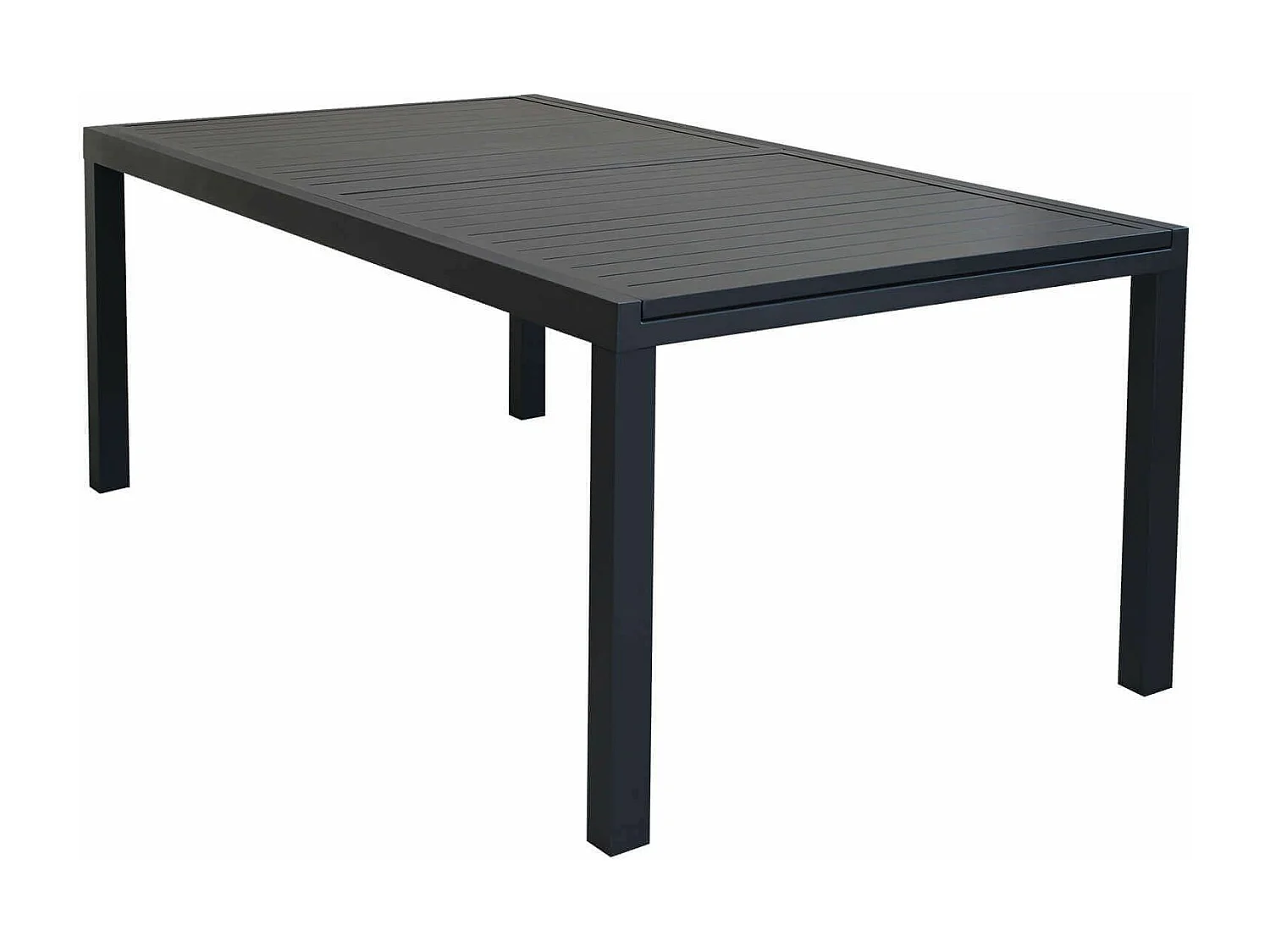 MilaniHome.it - Tavolo Da Giardino Allungabile In Alluminio 200/300x100 Colore Antracitedi coloreAntracite