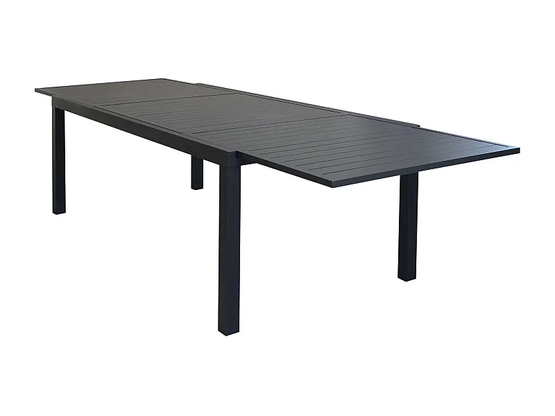 MilaniHome.it - Tavolo Da Giardino Allungabile In Alluminio 200/300x100 Colore Antracitedi coloreAntracite