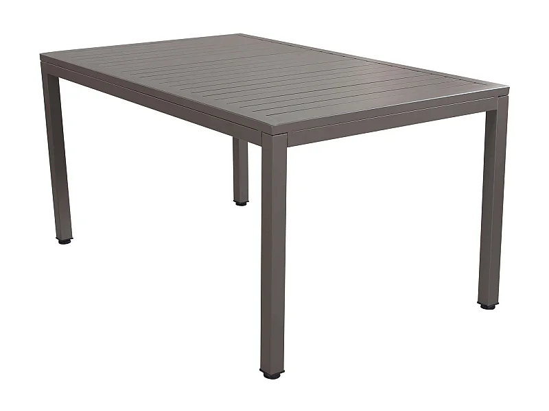 MilaniHome.it - Tavolo Da Giardino In Alluminio Per Esterno Di Design 150x90 Colore Taupedi coloreTaupe