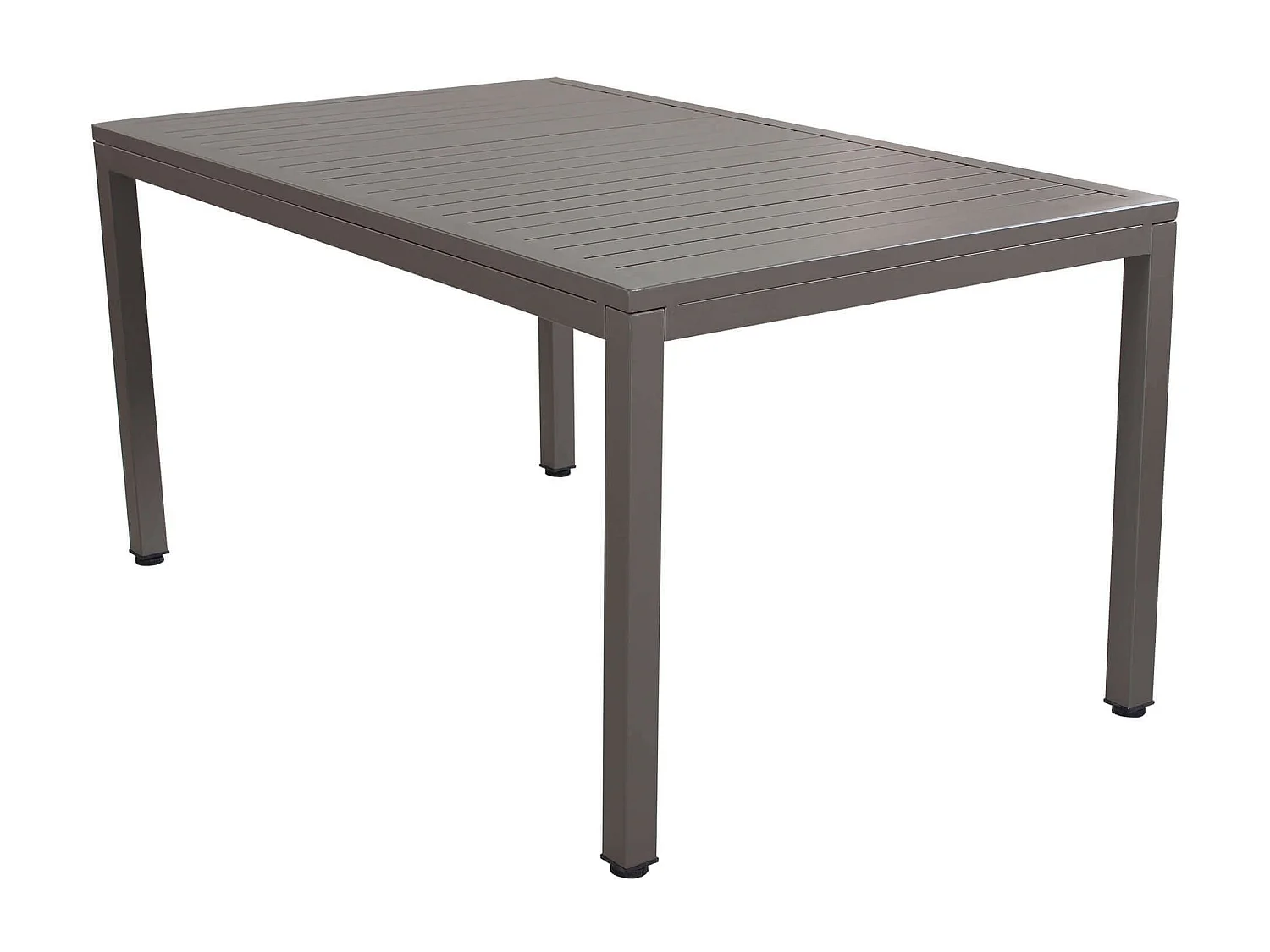 MilaniHome.it - Tavolo Da Giardino In Alluminio Per Esterno Di Design 150x90 Colore Taupedi coloreTaupe