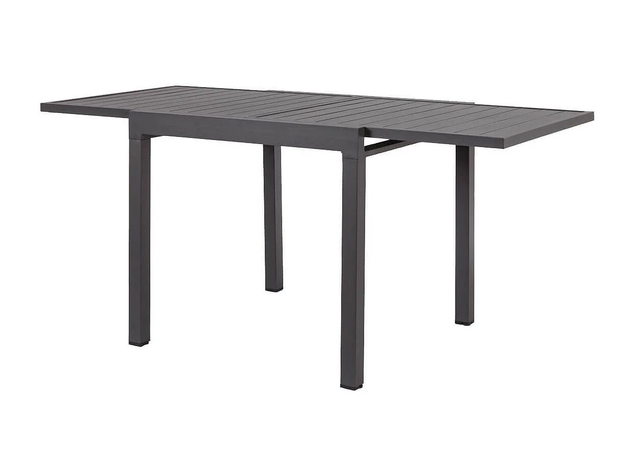 MilaniHome.it - Tavolo Rettangolare Allungabile In Alluminio Da Esterno Giardino, Per Ristorante Albergo Di Design, Cm 90/180x90x75 H Colore Taupedi coloreTaupe