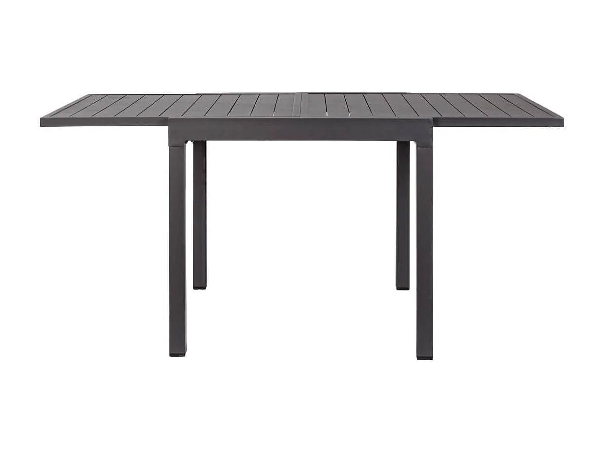 MilaniHome.it - Tavolo Rettangolare Allungabile In Alluminio Da Esterno Giardino, Per Ristorante Albergo Di Design, Cm 90/180x90x75 H Colore Taupedi coloreTaupe