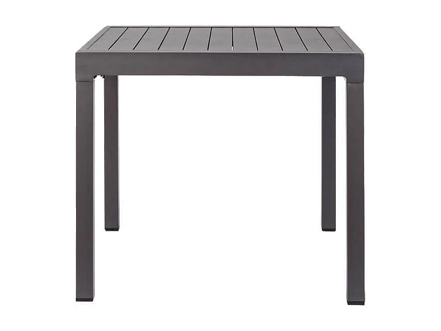 MilaniHome.it - Tavolo Rettangolare Allungabile In Alluminio Da Esterno Giardino, Per Ristorante Albergo Di Design, Cm 90/180x90x75 H Colore Taupedi coloreTaupe