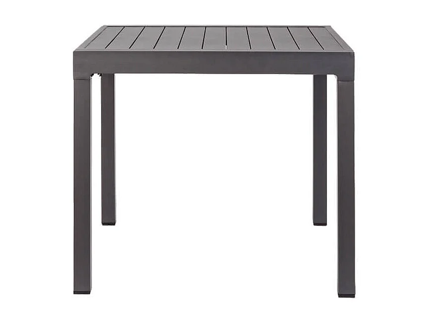 MilaniHome.it - Tavolo Rettangolare Allungabile In Alluminio Da Esterno Giardino, Per Ristorante Albergo Di Design, Cm 90/180x90x75 H Colore Taupedi coloreTaupe