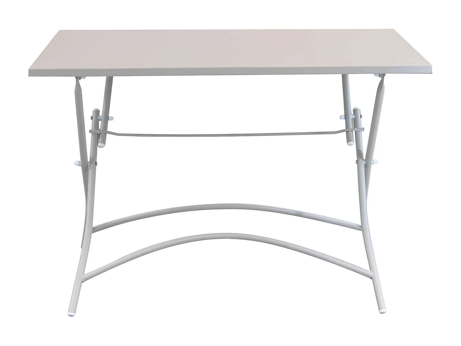 MilaniHome.it - Tavolo Rettangolare Pieghevole In Ferro Tortora 110x70 Per Esterno Giardino, Portico, Ristorante, Gelateria Bar Hotel Albergodi coloreTortora