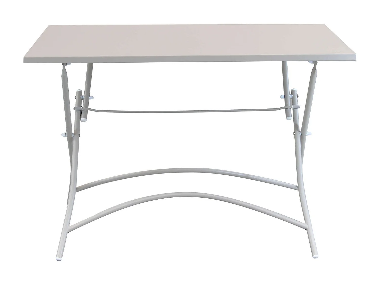 MilaniHome.it - Tavolo Rettangolare Pieghevole In Ferro Tortora 110x70 Per Esterno Giardino, Portico, Ristorante, Gelateria Bar Hotel Albergodi coloreTortora