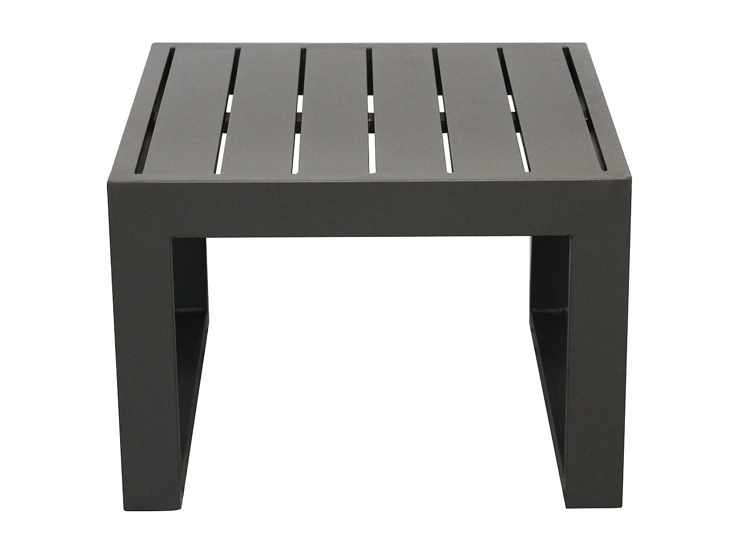 MilaniHome.it - Tavolino Salotto Giardino Quadrato Fisso 45x45 Taupe Da Esterno Per Ristorante Agriturismo Albergo Lettinodi coloreTaupe