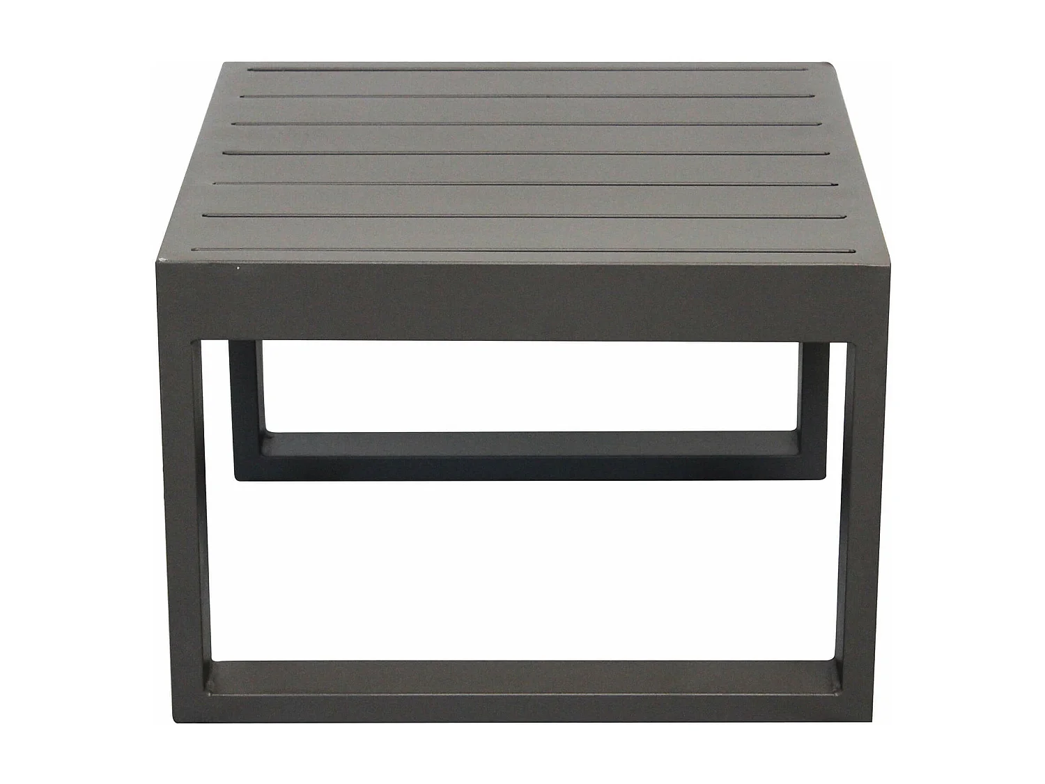 MilaniHome.it - Tavolino Salotto Giardino Quadrato Fisso 45x45 Taupe Da Esterno Per Ristorante Agriturismo Albergo Lettinodi coloreTaupe