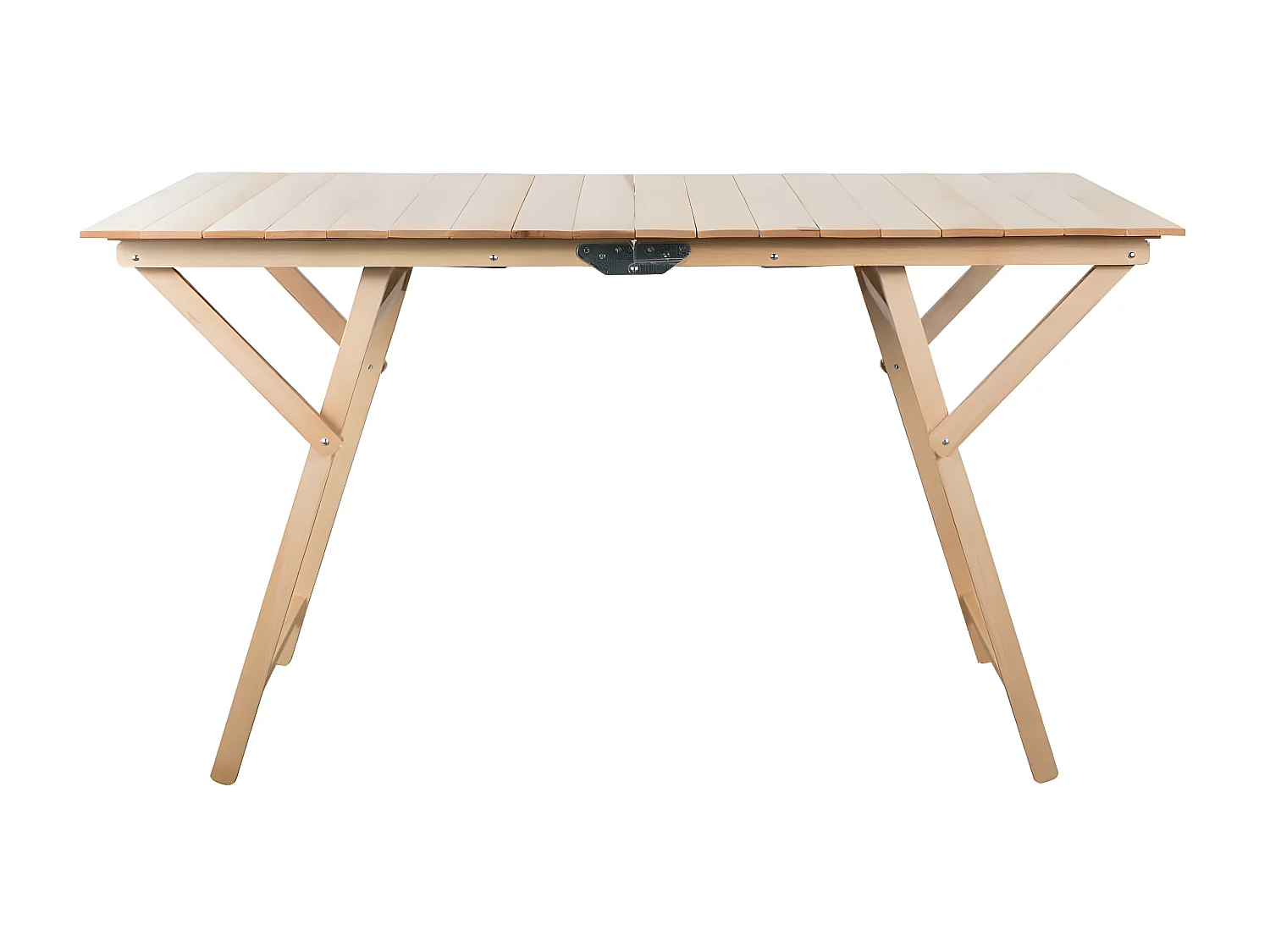 MilaniHome.it - Tavolo Da Giardino Pieghevole Salvaspazio In Legno 70x140di coloreMarrone