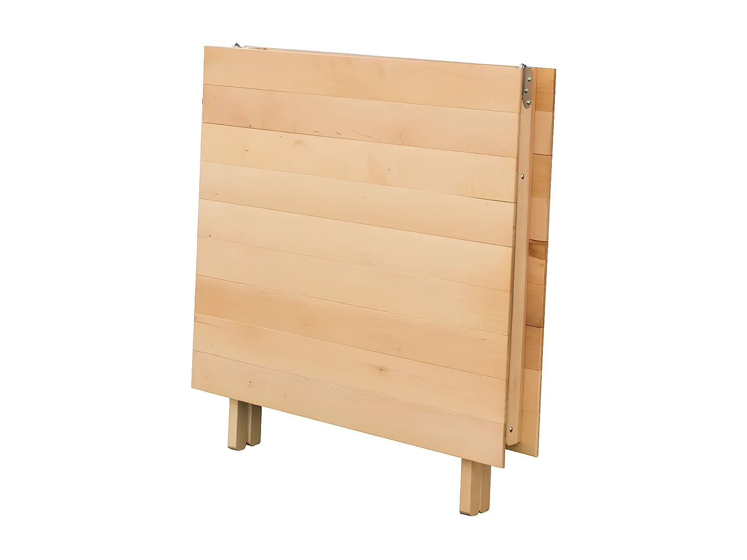 MilaniHome.it - Tavolo Da Giardino Pieghevole Salvaspazio In Legno 70x140di coloreMarrone