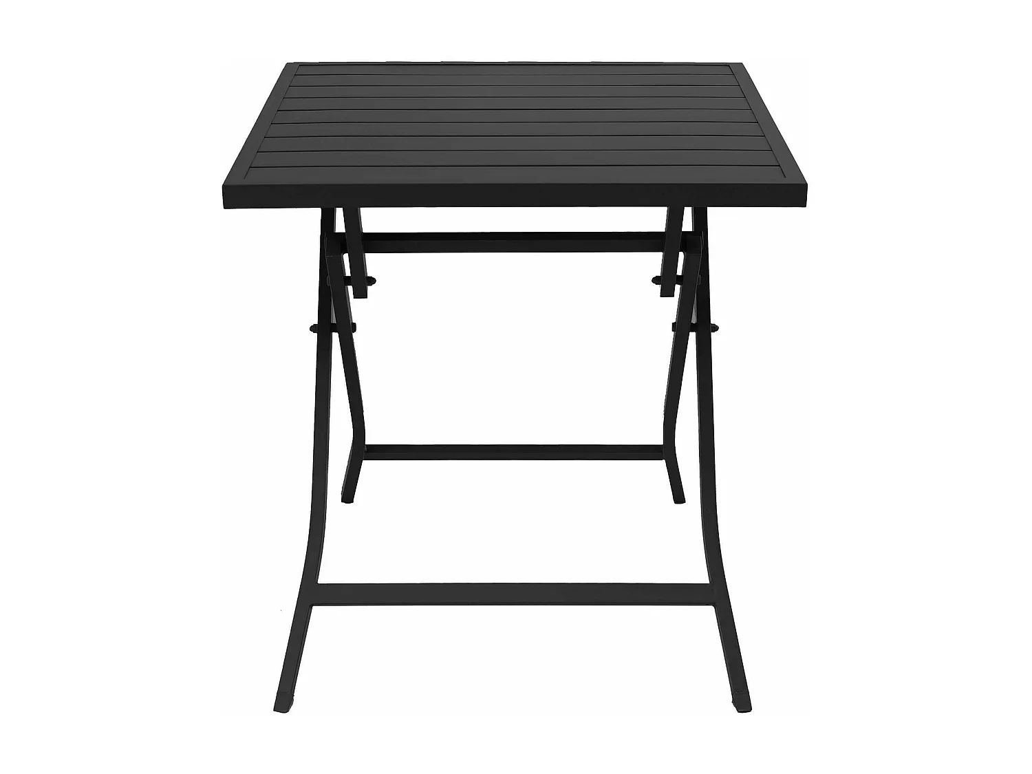 MilaniHome.it - Tavolo Da Giardino Pieghevole Salvaspazio In Alluminio 70x70 Colore Tortoradi coloreTortora