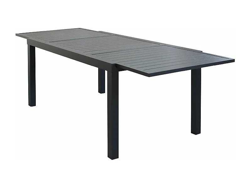 MilaniHome.it - Tavolo Da Giardino Allungabile In Alluminio 160/240x90 Colore Antracitedi coloreAntracite