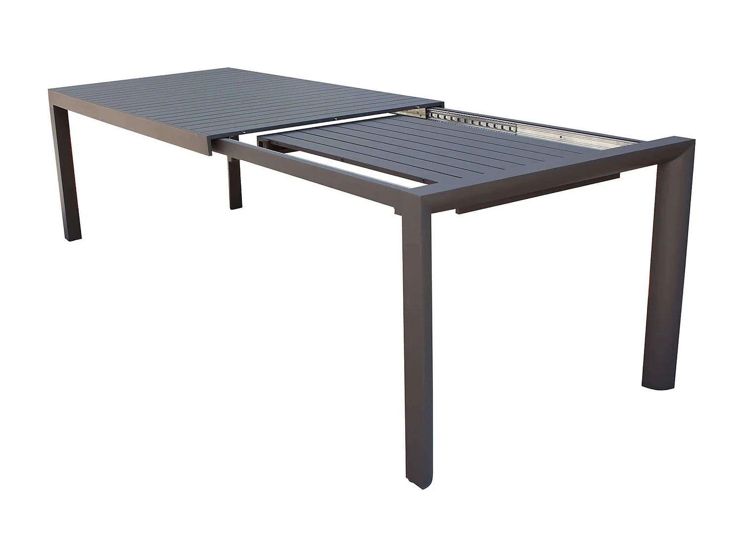 MilaniHome.it - Tavolo Da Giardino Allungabile In Alluminio antiruggine 135/180X70di coloreTaupe