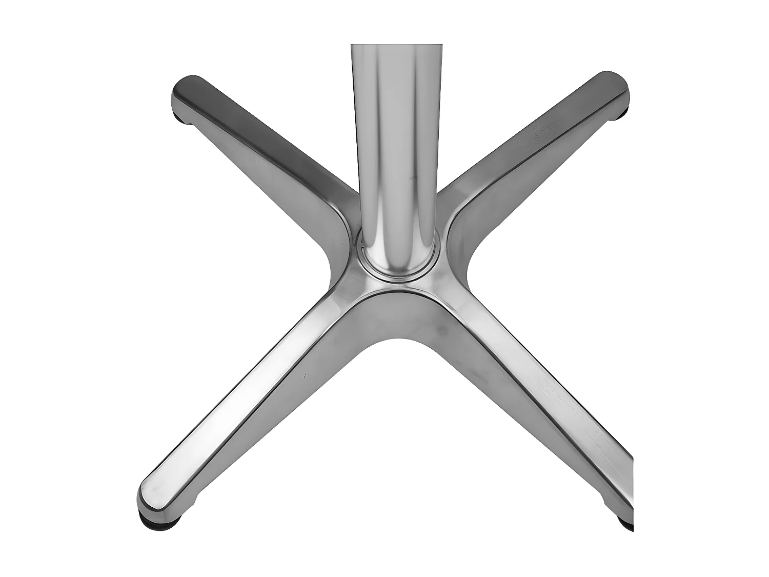 MilaniHome.it - Tavolo Bar Quadrato Fisso A Colonna In Acciaio E Alluminio Waterproof 60x60 Per Esterno Portico Ristorante Gelateria Hoteldi coloreGrigio