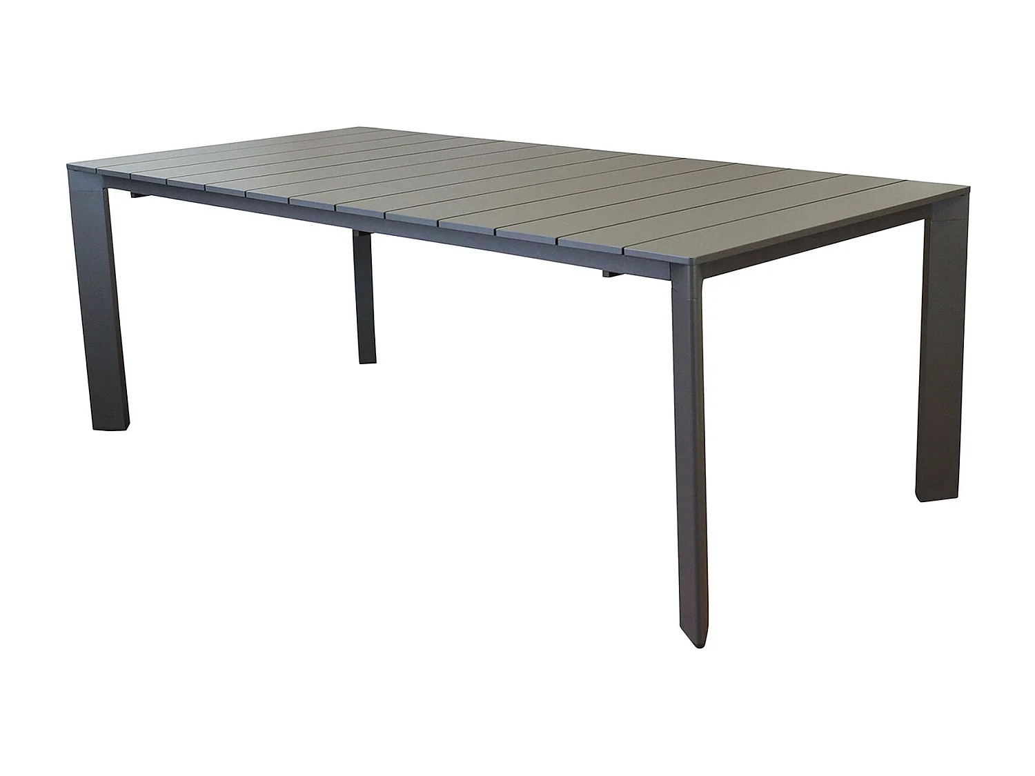 MilaniHome.it - tavolo da giardino in alluminio allungabile 215/280X101 di design per esterno giardino di coloreTaupe