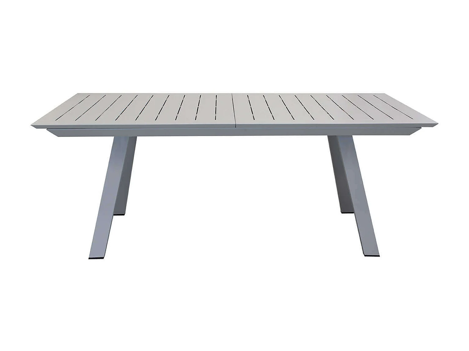 MilaniHome.it - Tavolo Rettangolare Allungabile In Alluminio Tortora 200/300x110 Da Esterno Giardino, Per Ristorante Agriturismo Albergo Hoteldi coloreTortora