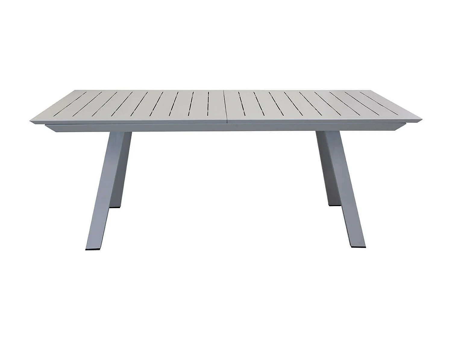 MilaniHome.it - Tavolo Rettangolare Allungabile In Alluminio Tortora 200/300x110 Da Esterno Giardino, Per Ristorante Agriturismo Albergo Hoteldi coloreTortora