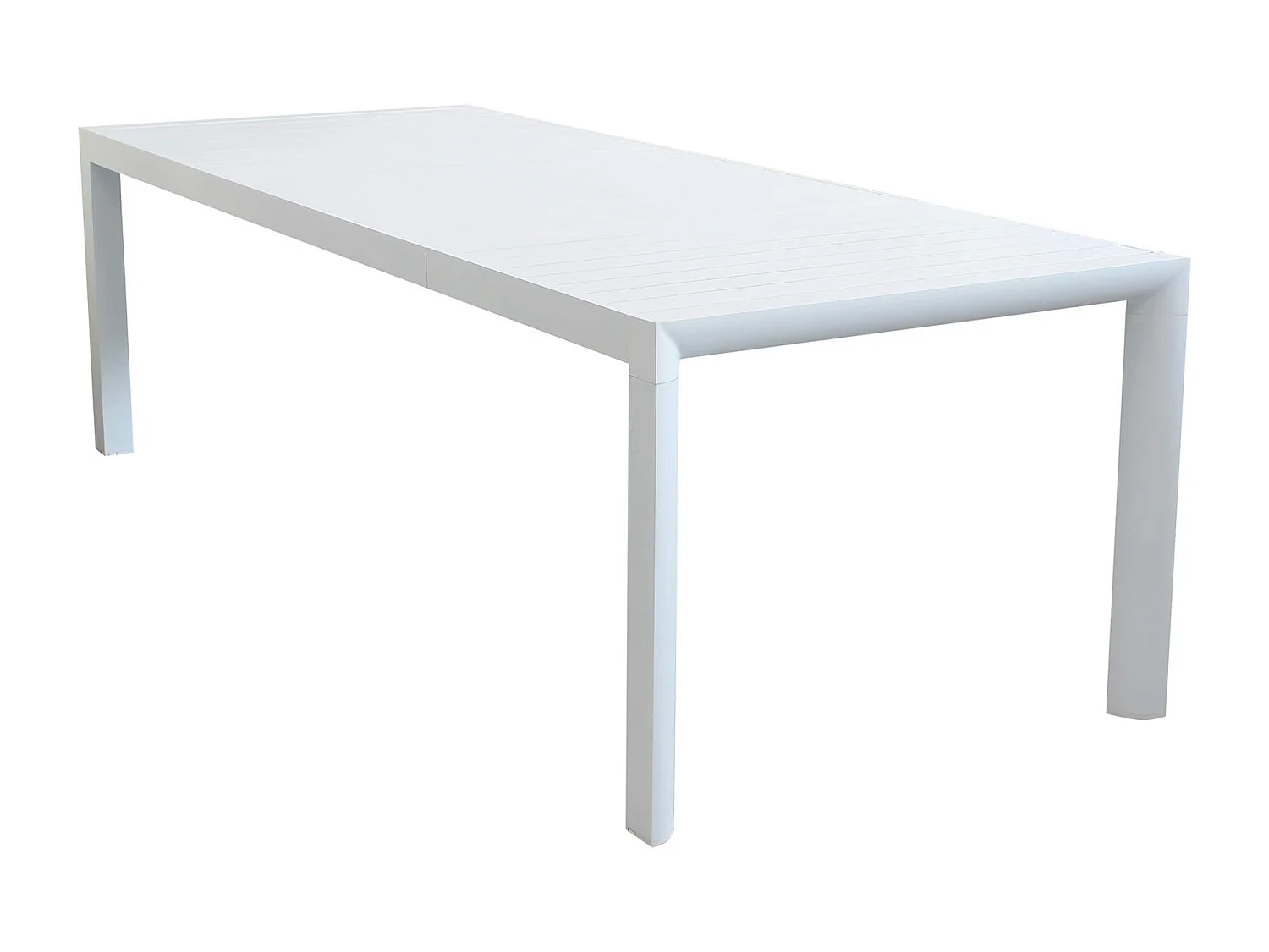 MilaniHome.it - Tavolo Da Giardino Allungabile In Alluminio antiruggine 135/180X70di coloreBianco