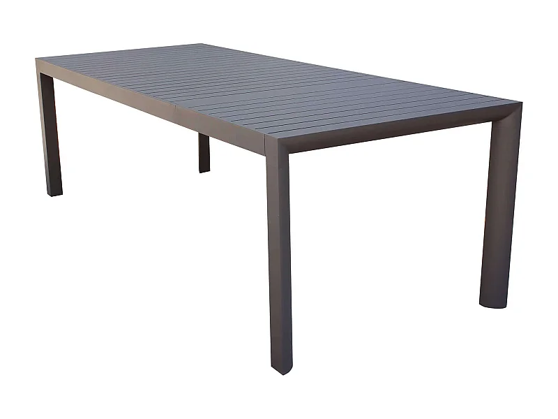 MilaniHome.it - Tavolo Da Giardino Allungabile In Alluminio 160/240x100 Colore Taupedi coloreTaupe