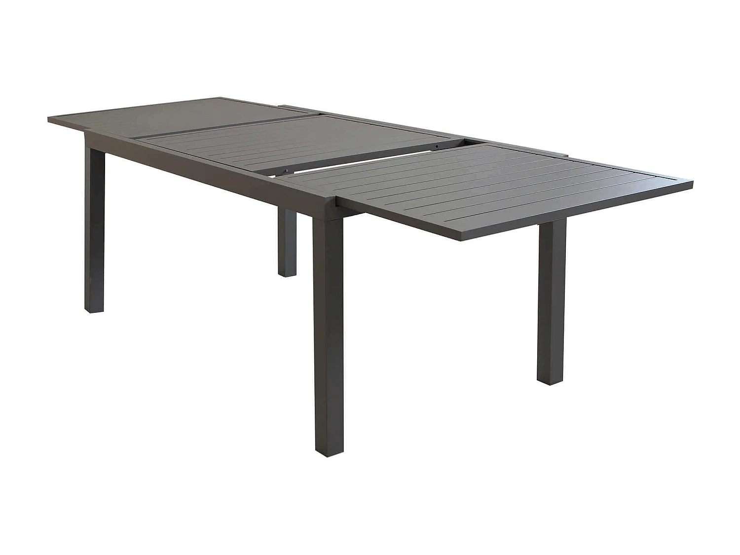 MilaniHome.it - Tavolo Rettangolare Allungabile In Alluminio Taupe 160/240x90 Da Esterno Giardino, Per Ristorante Agriturismo Albergo Hoteldi coloreTaupe