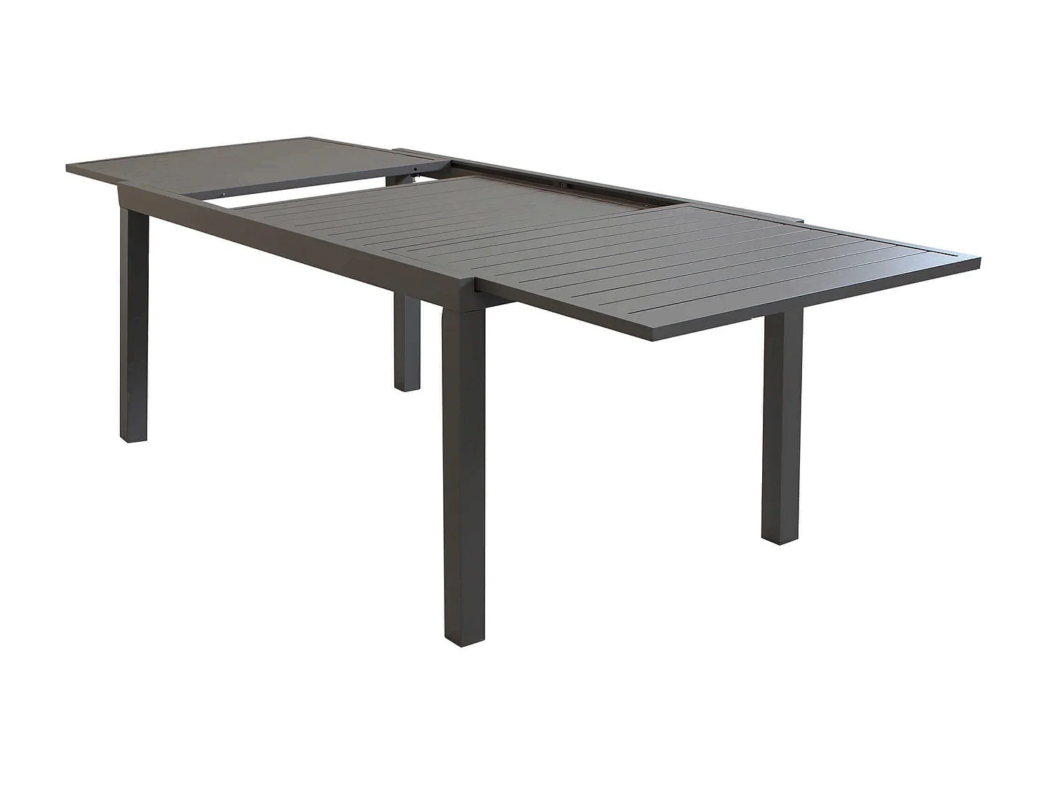 MilaniHome.it - Tavolo Rettangolare Allungabile In Alluminio Taupe 160/240x90 Da Esterno Giardino, Per Ristorante Agriturismo Albergo Hoteldi coloreTaupe