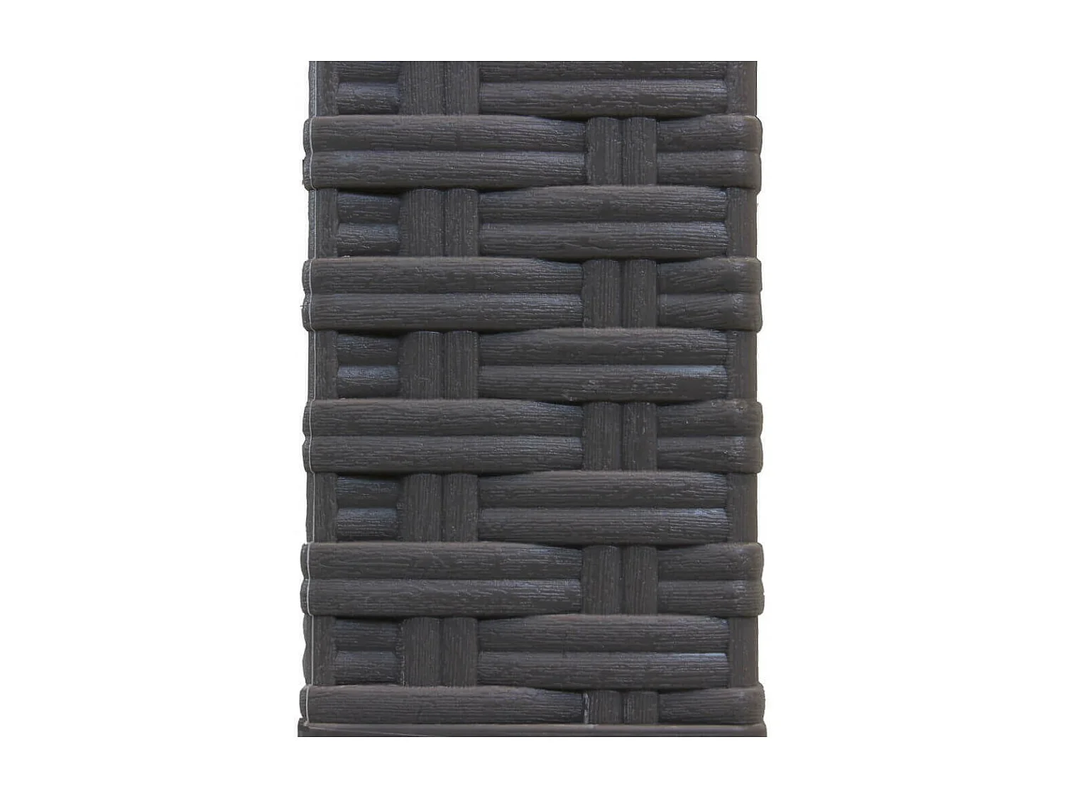 MilaniHome.it - Tavolo Da Giardino Quadrato Fisso In Wicker Stampato Taupe Cm 80x80 Da Esterno Giardino Terrazzo Portico Locale Bardi coloreTaupe