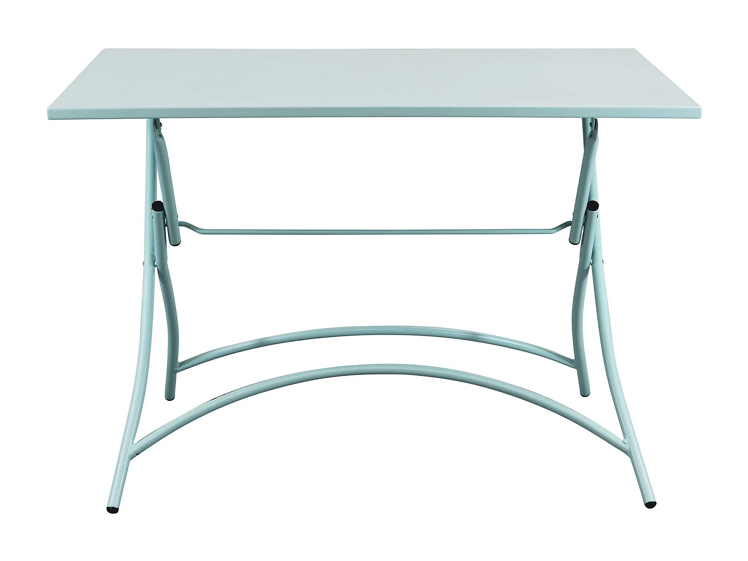 MilaniHome.it - Tavolo Rettangolare Pieghevole In Ferro verde 110x70 Per Esterno Giardino, Portico, Ristorante, Gelateria Bar Hotel Albergodi coloreVerde