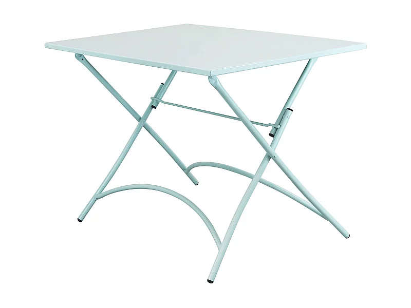 MilaniHome.it - Tavolo Rettangolare Pieghevole In Ferro verde 110x70 Per Esterno Giardino, Portico, Ristorante, Gelateria Bar Hotel Albergodi coloreVerde