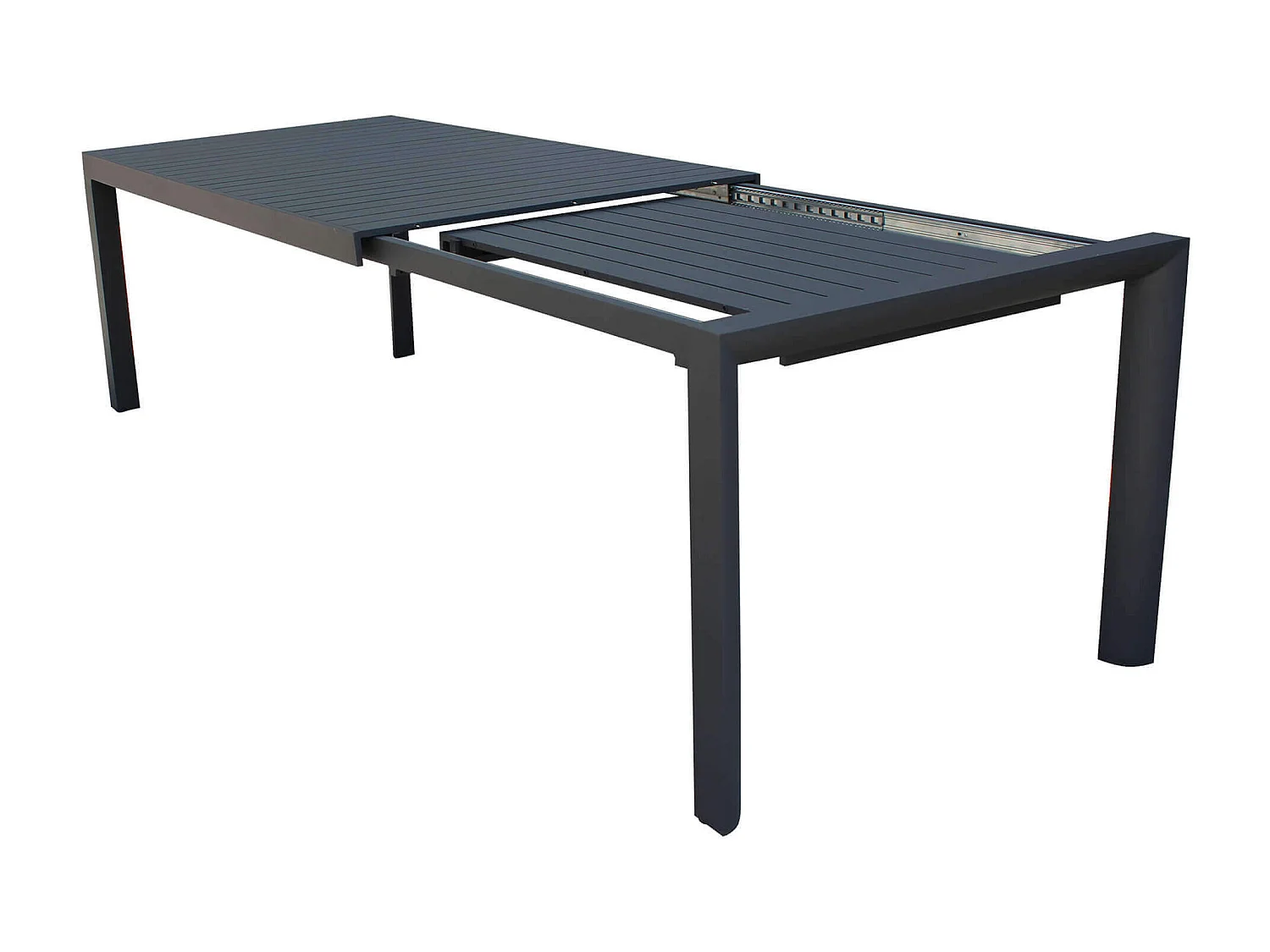 MilaniHome.it - Tavolo Da Giardino Allungabile In Alluminio antiruggine 225/300x100di coloreAntracite