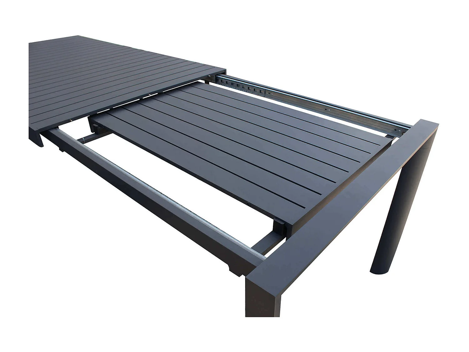 MilaniHome.it - Tavolo Da Giardino Allungabile In Alluminio antiruggine 225/300x100di coloreAntracite