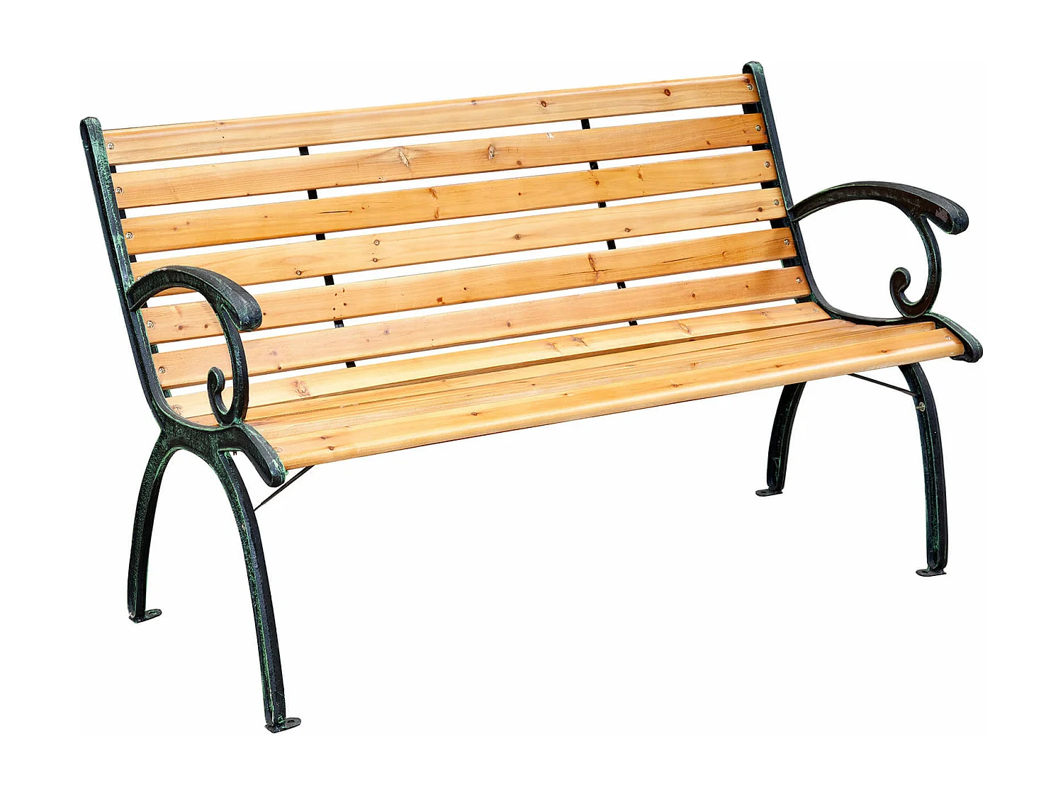 MilaniHome.it - Panca In Legno E Ghisa Per Esterno Giardino, Portico, Ristorante, Gelateria Bar Hotel Albergo Piscinadi coloreAntracite