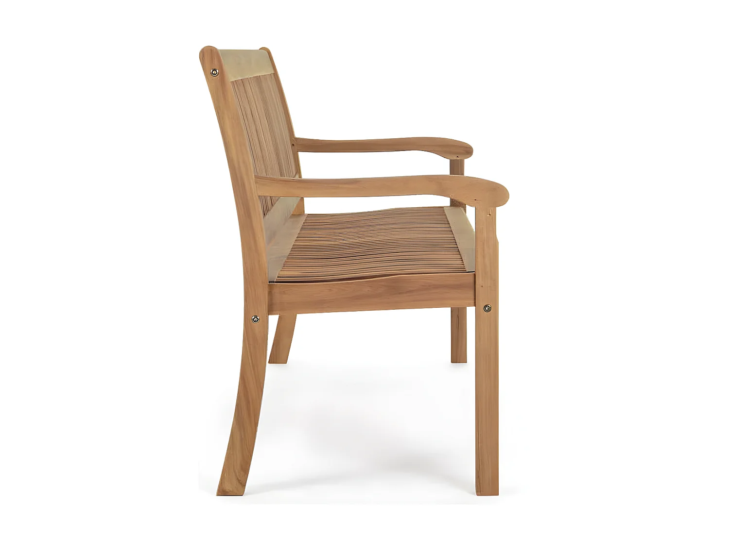 MilaniHome.it - Panchina Legno Acacia Panca 3 Posti Resistente Arredo Esterno Giardino Ac805012di coloreMarrone