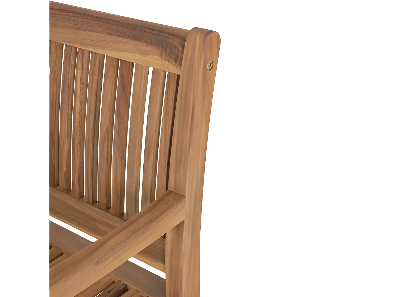 MilaniHome.it - Panchina Legno Acacia Panca 3 Posti Resistente Arredo Esterno Giardino Ac805012di coloreMarrone